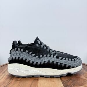 Nike Air Footscape‎ Woven Black Smoke Grey Women's Size 8 FB1959-001 NEW